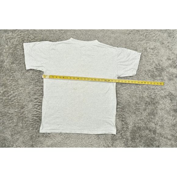 Vintage Tuff Tee Gray Cotton T-Shirt Men Large USA Short Sleeve Single Stitched - Picture 5 of 8